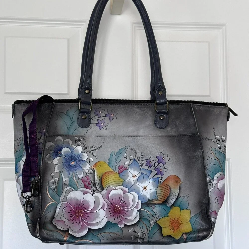 Anuschka leather bag (#8) - Picture 1 of 6